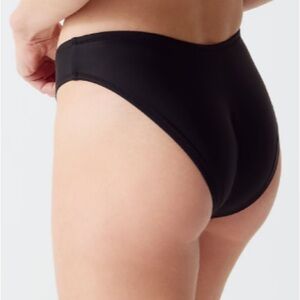 J Crew 90s High Leg Bikini Bottom NWT Women 2X Black High-Waisted Bikini Bottoms